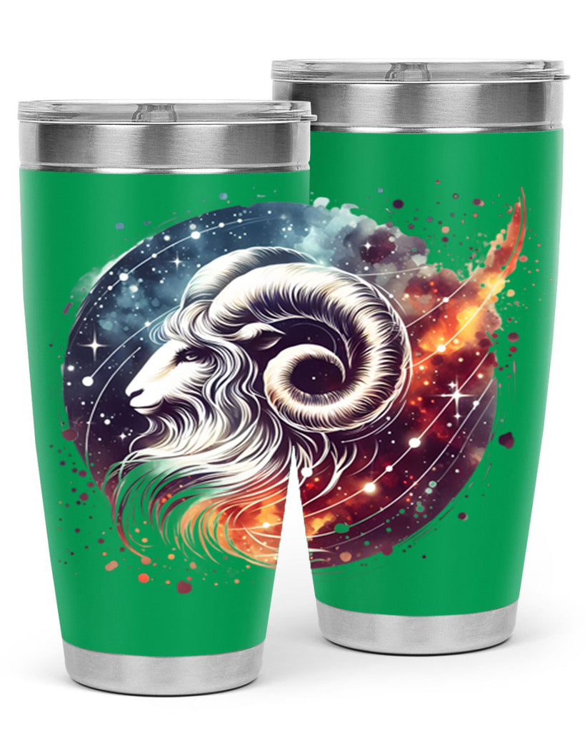 aries 124#- zodiac- Tumbler