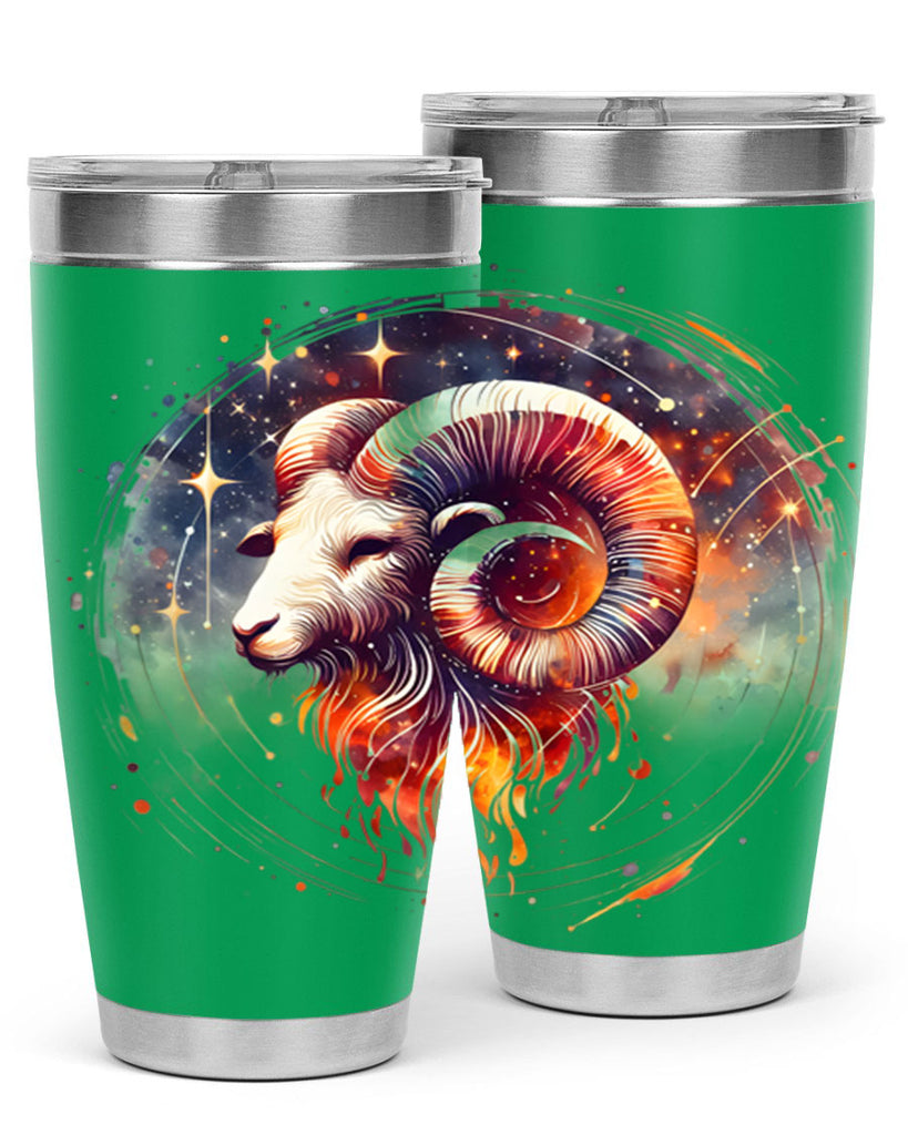 aries 125#- zodiac- Tumbler