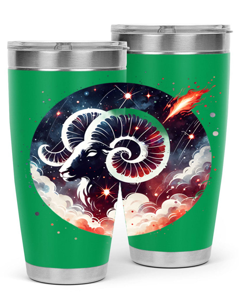 aries 140#- zodiac- Tumbler