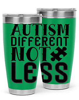 autism different not less Style 6#- autism- Tumbler