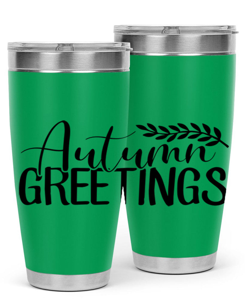 autumn greetings 13#- fall- Tumbler