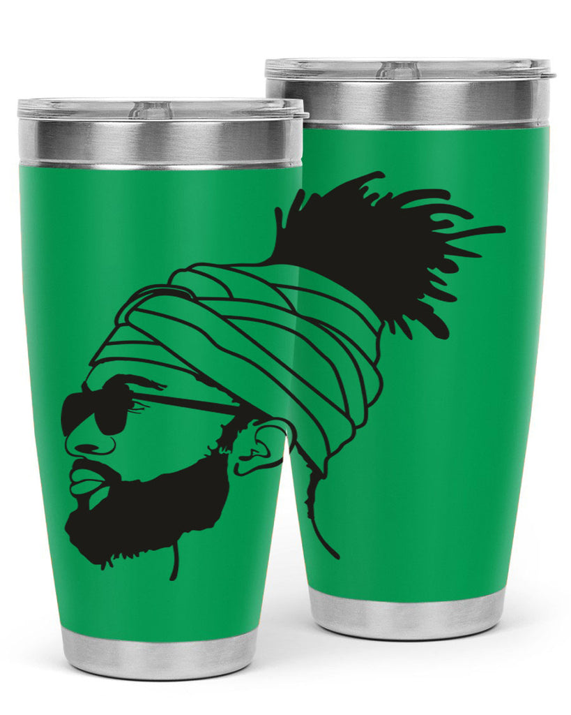 beardman 44#- black men - boys- tumbler