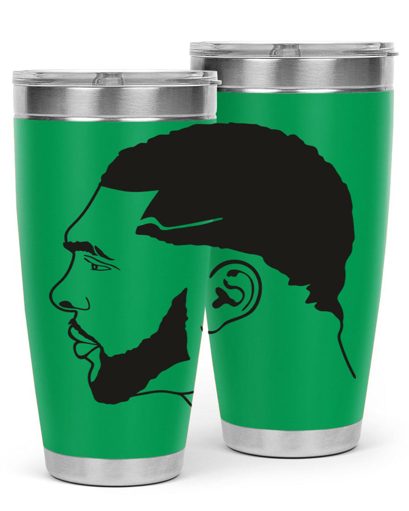 beardman 55#- black men - boys- tumbler