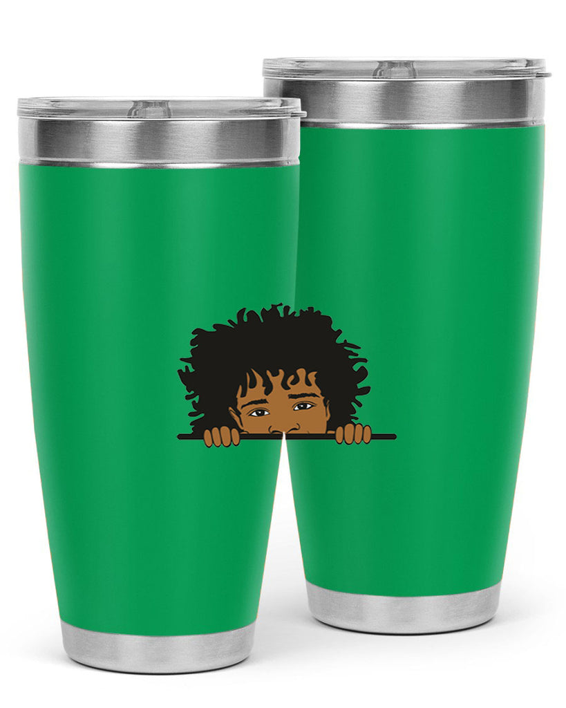 black boy 4#- black men - boys- tumbler