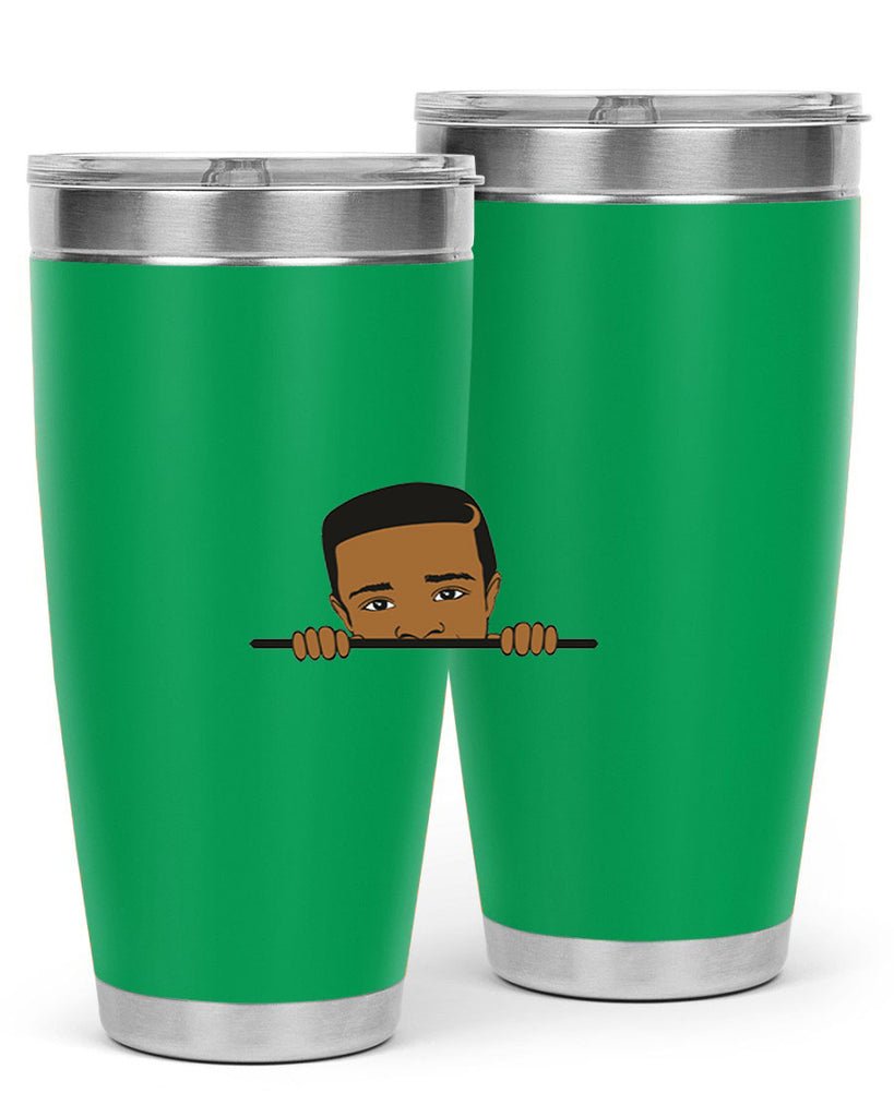black boy 5#- black men - boys- tumbler