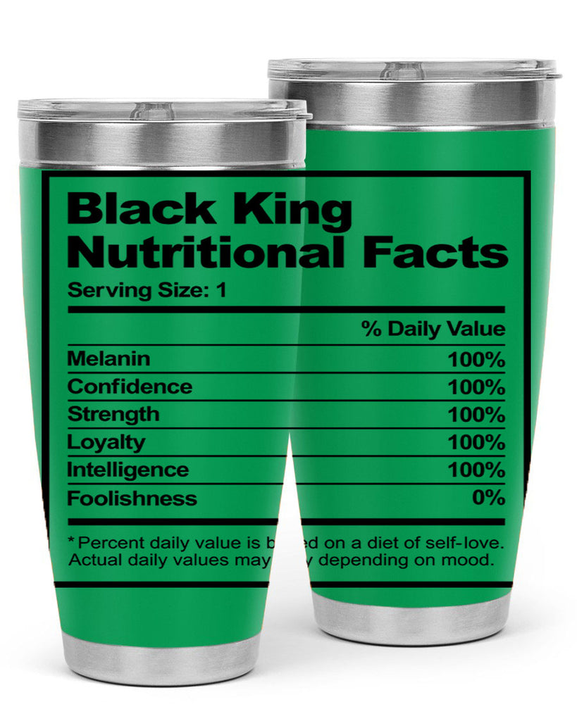black king nutritional facts 231#- black words phrases- Cotton Tank