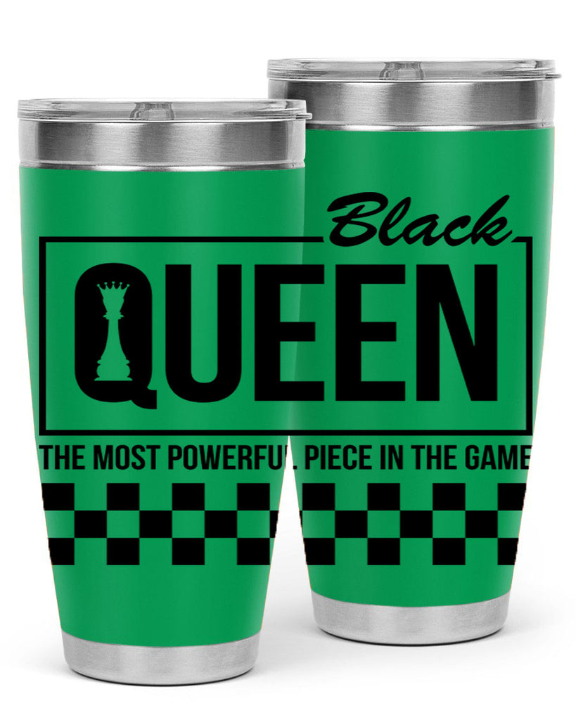 black queen chess checkered 221#- black words phrases- Cotton Tank