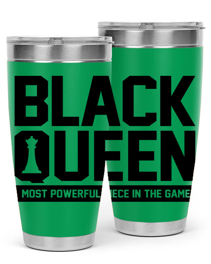 black queenchess 194#- black words phrases- Cotton Tank