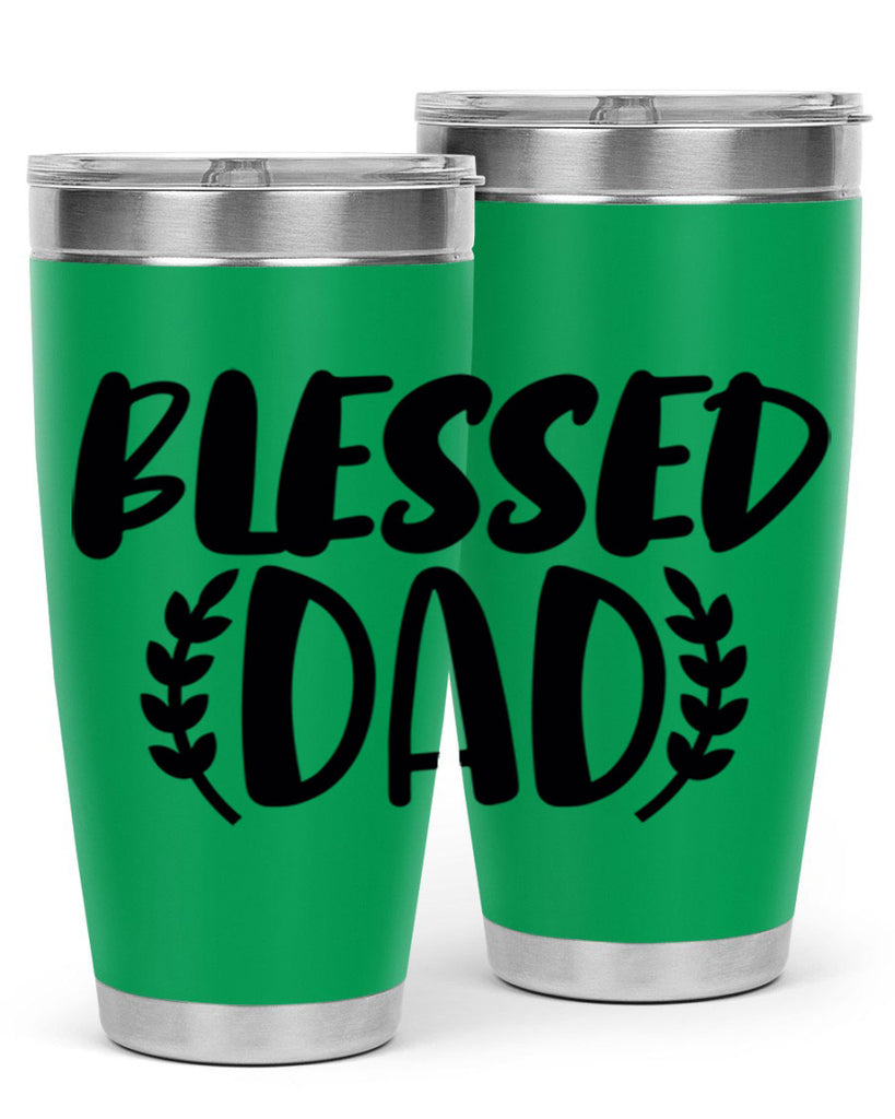 blessed dad 36#- dad- Tumbler