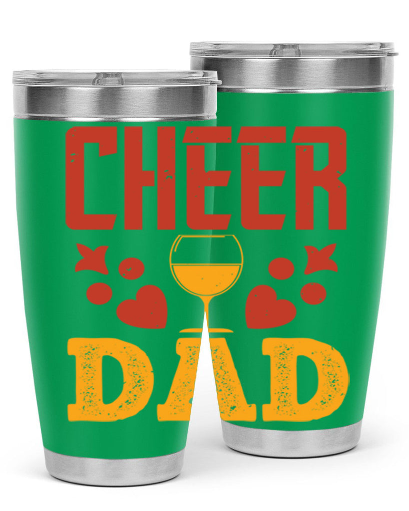 cheer dad 121#- fathers day- Tumbler