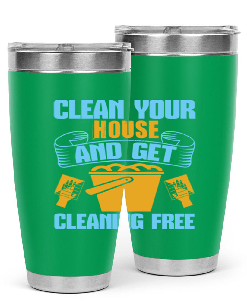 clean your house and get cleaning free Style 46#- cleaner- tumbler