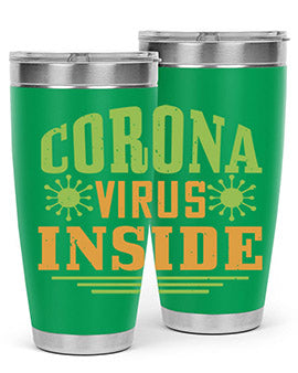 coronavirus inside Style 2#- corona virus- Tumbler