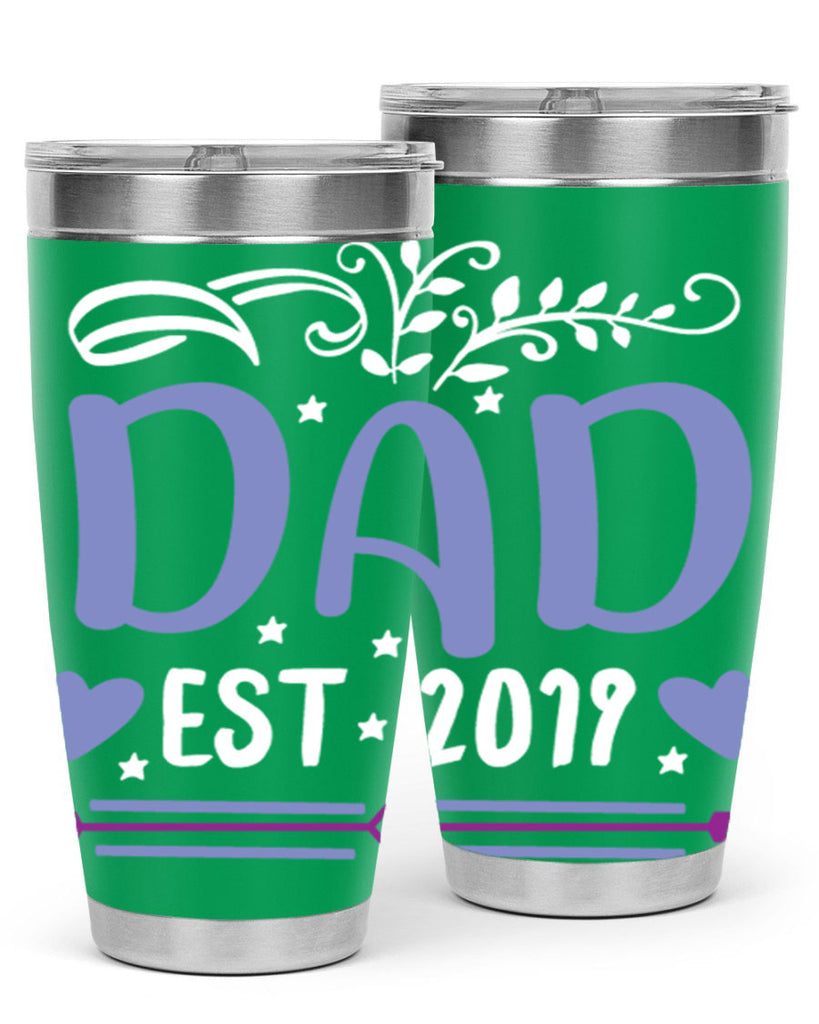dad est 100#- fathers day- Tumbler