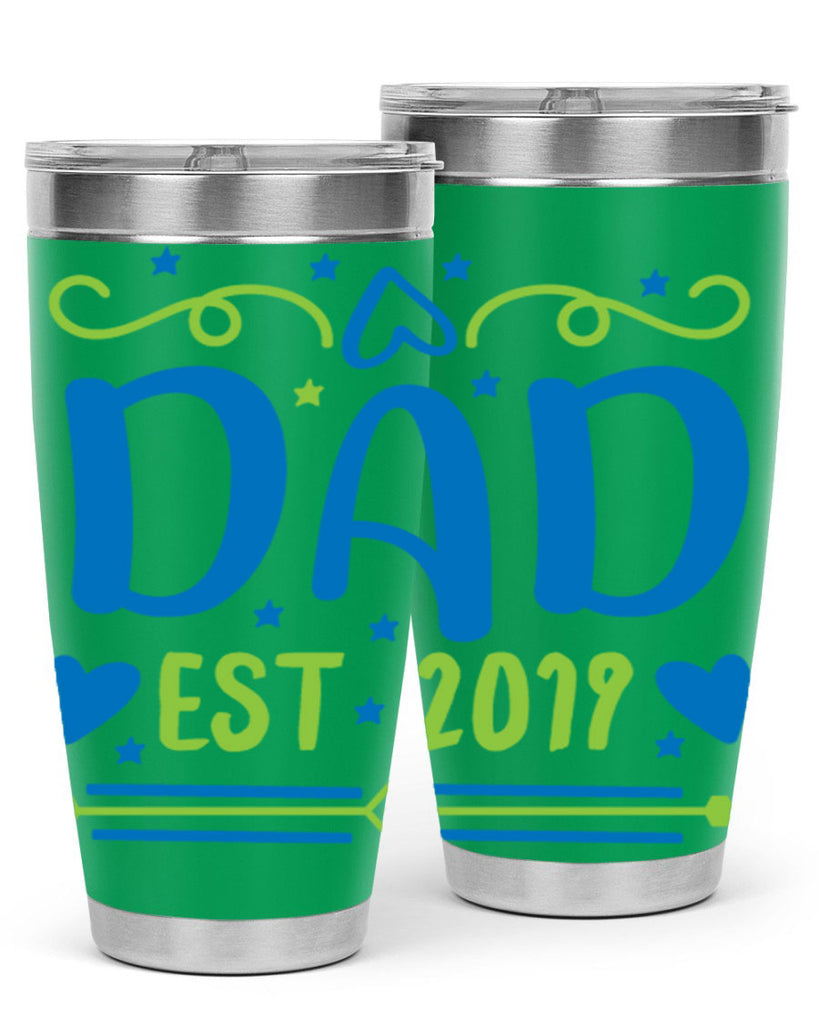 dad est 99#- fathers day- Tumbler