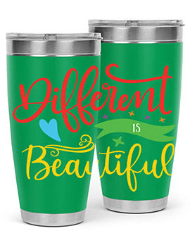 different is beautiful Style 11#- autism- Tumbler