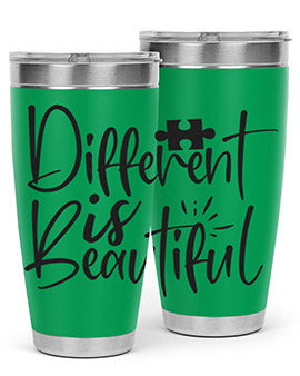 different is beautiful Style 12#- autism- Tumbler