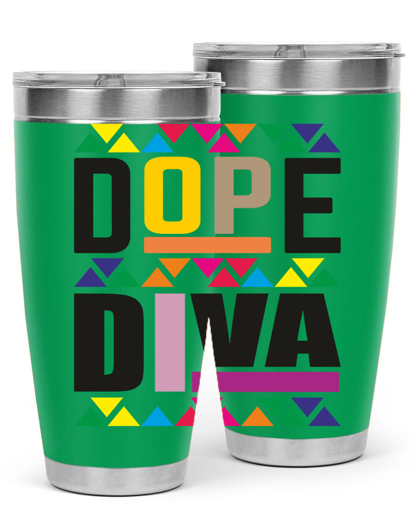 dope diva- black words phrases- Cotton Tank