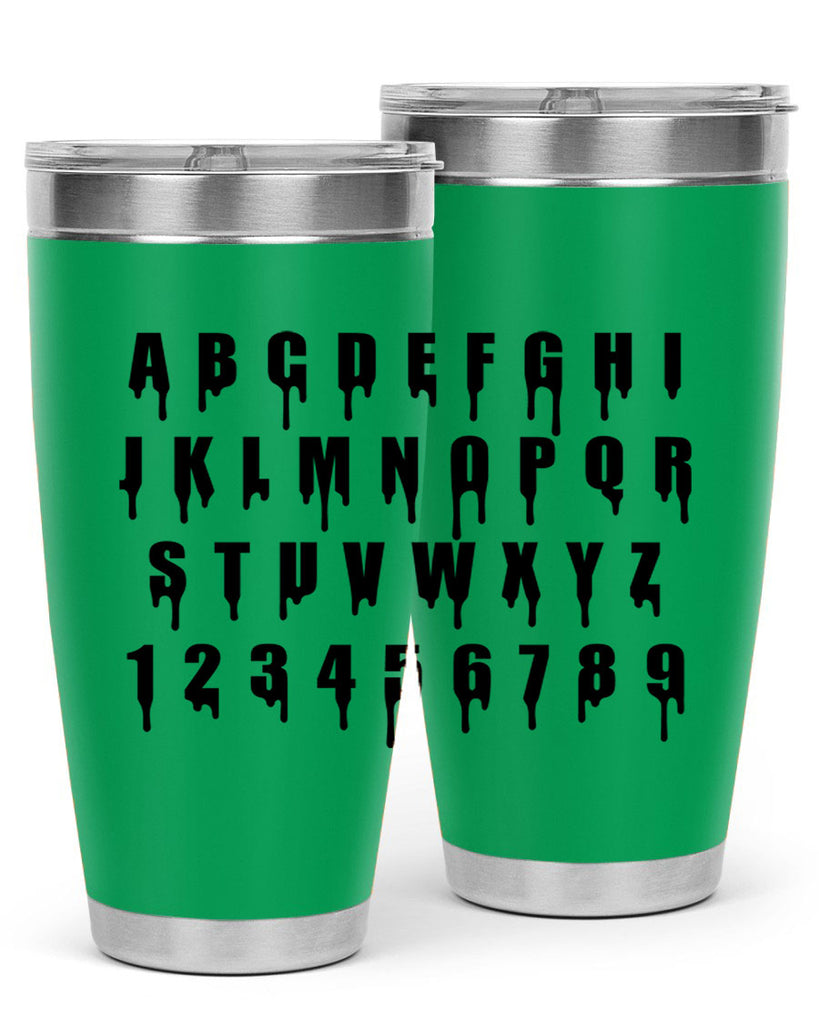 drip font 164#- black words phrases- Cotton Tank