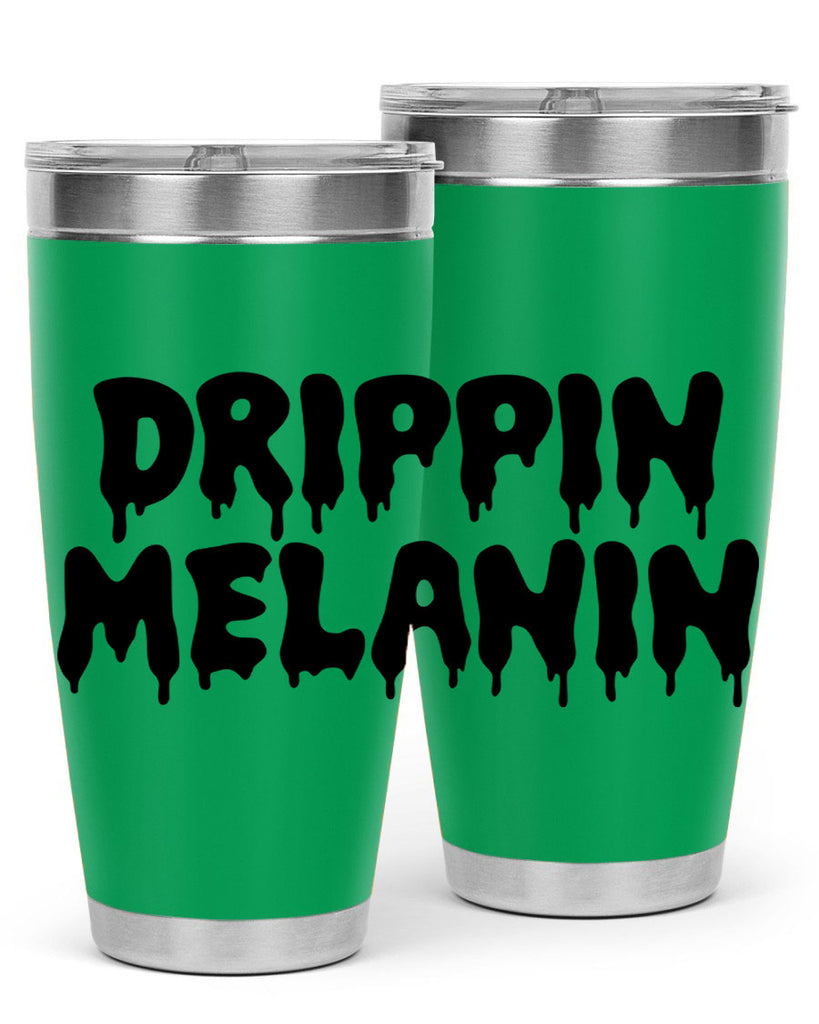 drippinmelanin  160#- black words phrases- Cotton Tank
