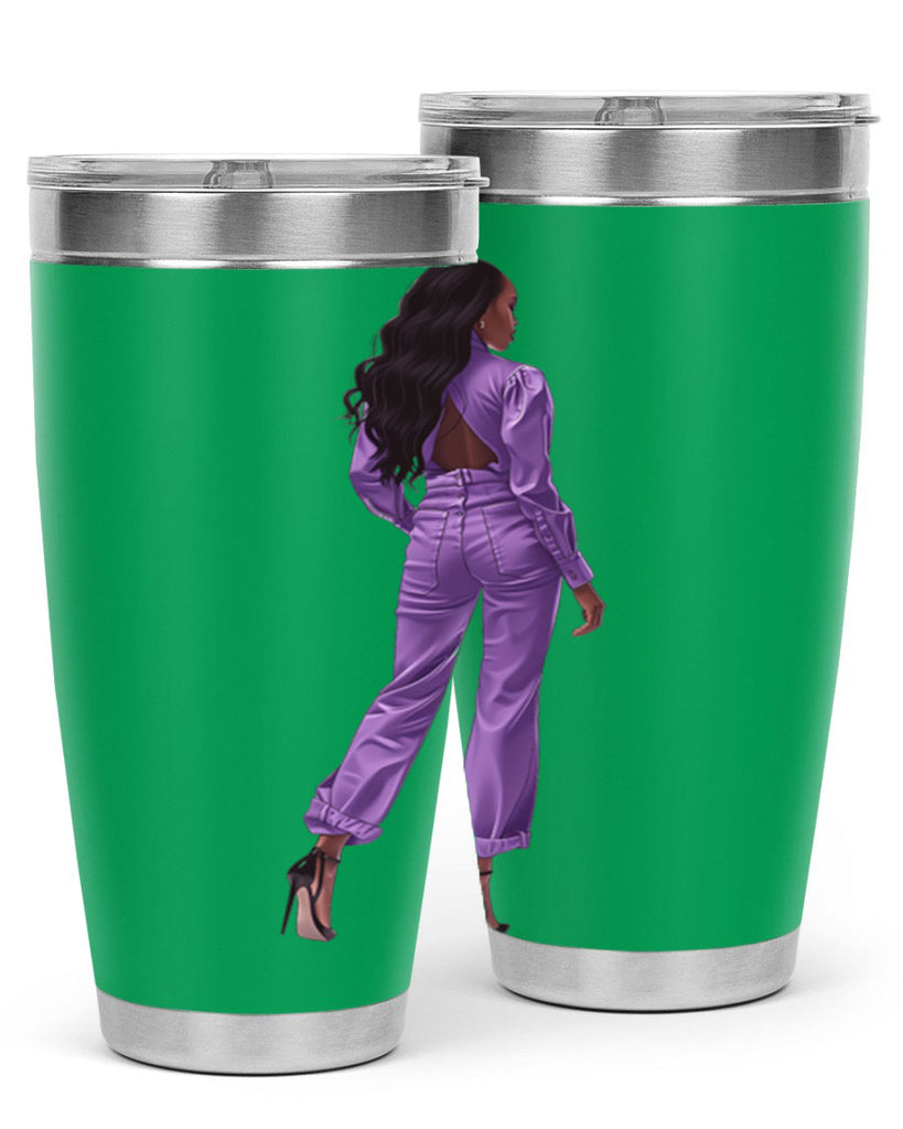fashion girl in lavender 49#- fashion- Cotton Tank