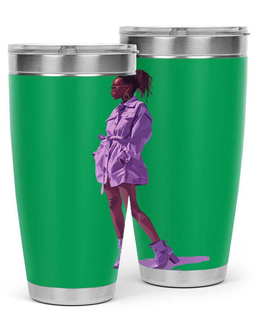 fashion girl in lavender 66#- fashion- Cotton Tank