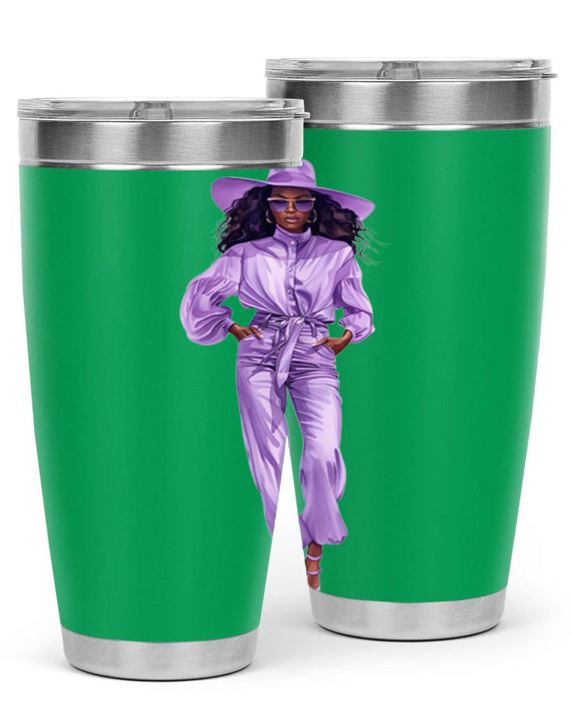 fashion girl in lavender 68#- fashion- Cotton Tank