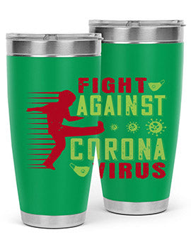 fight against corona virus Style 41#- corona virus- Tumbler