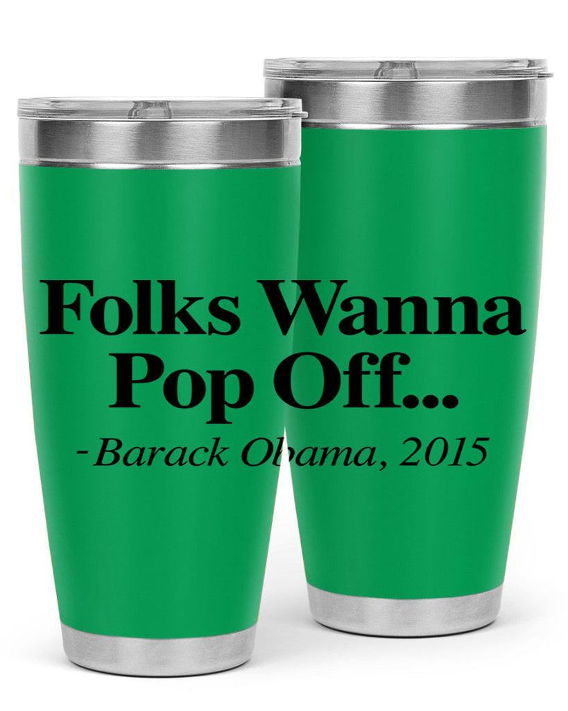folks wanna pop off 151#- black words phrases- Cotton Tank
