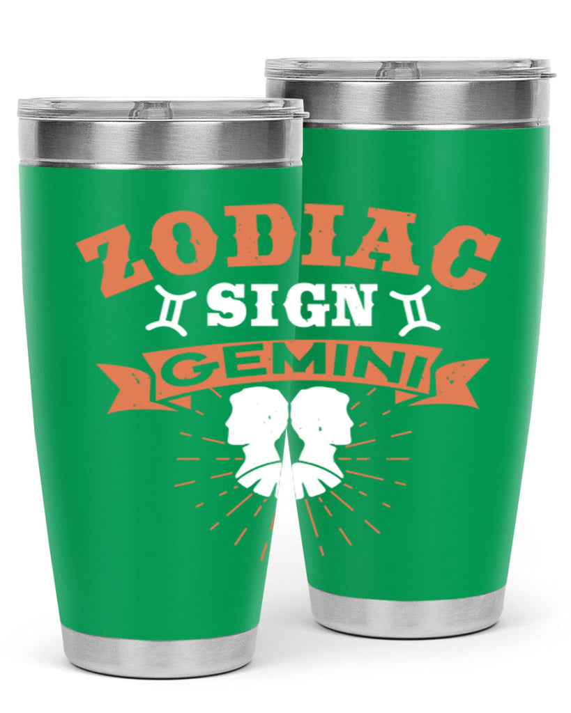 gemini 246#- zodiac- Tumbler