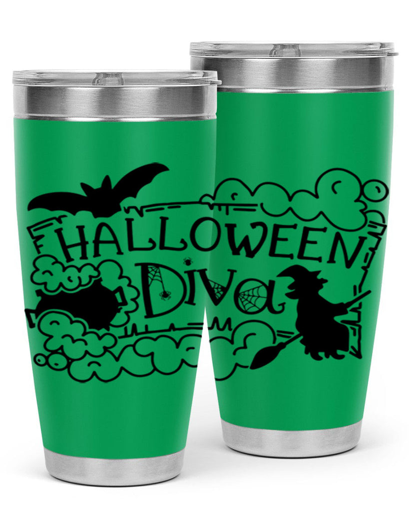 halloween diva 74#- halloween- Tumbler