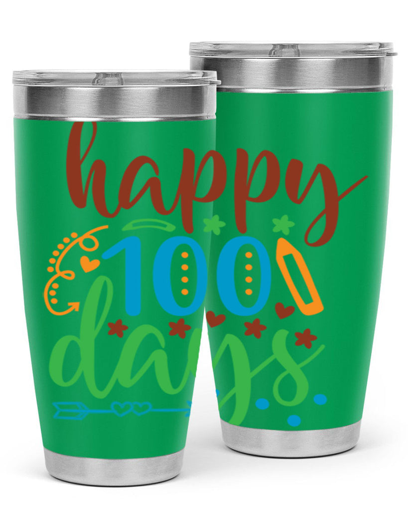 happy 100 days 10#- 100 days of school- Tumbler