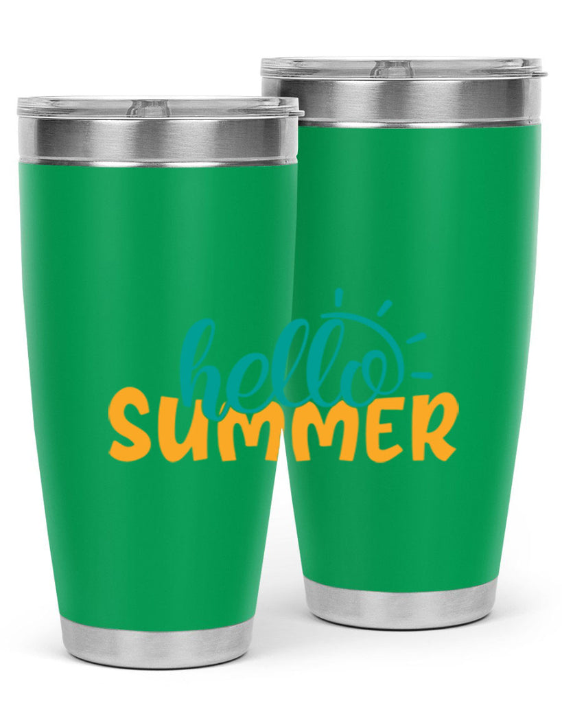 hello summer Style 97#- summer- Tumbler