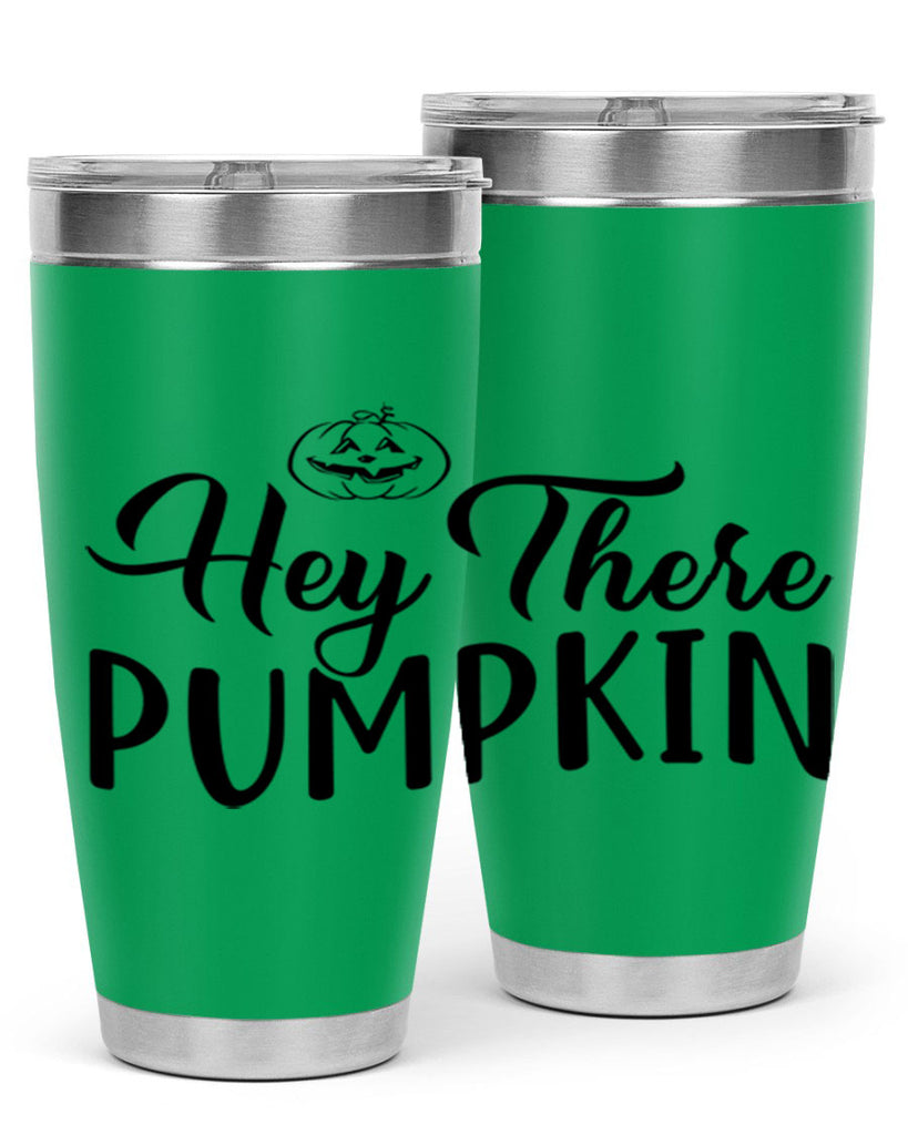 hey there pumpkin 303#- fall- Tumbler