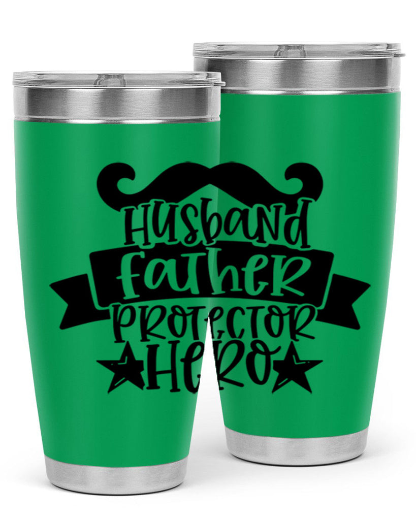 husband father protector hero 46#- fathers day- Tumbler
