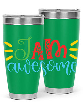 i am awesome Style 18#- autism- Tumbler