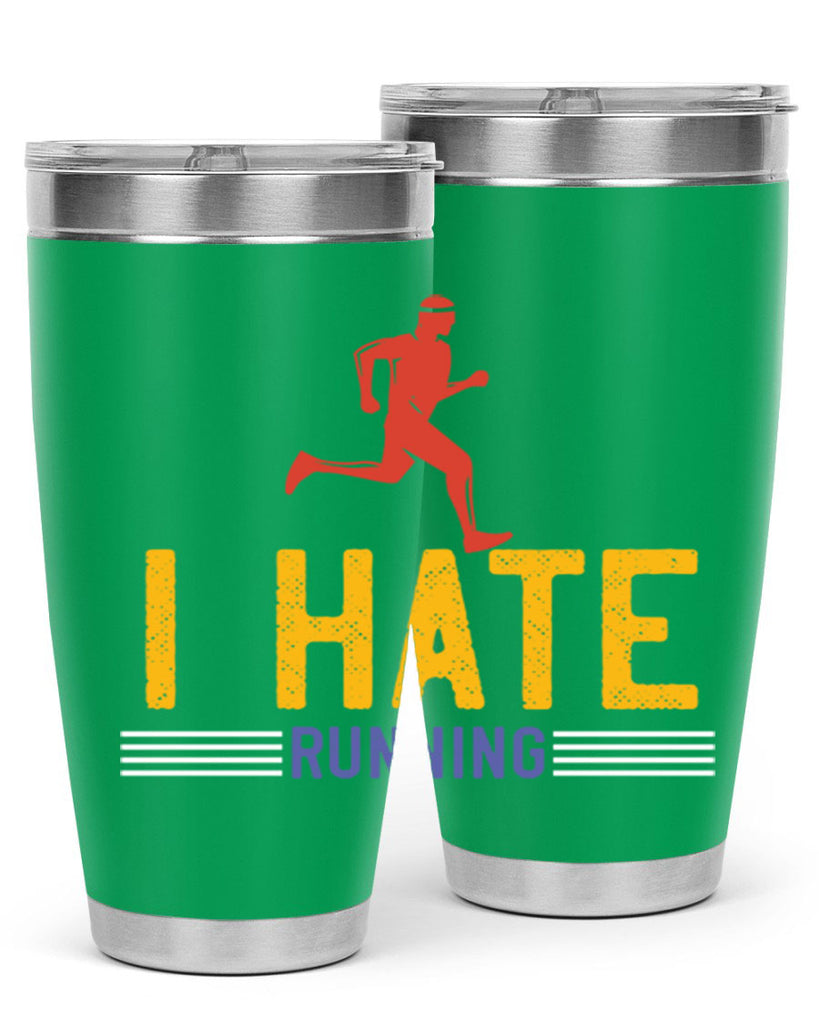 i hate running 40#- running- Tumbler