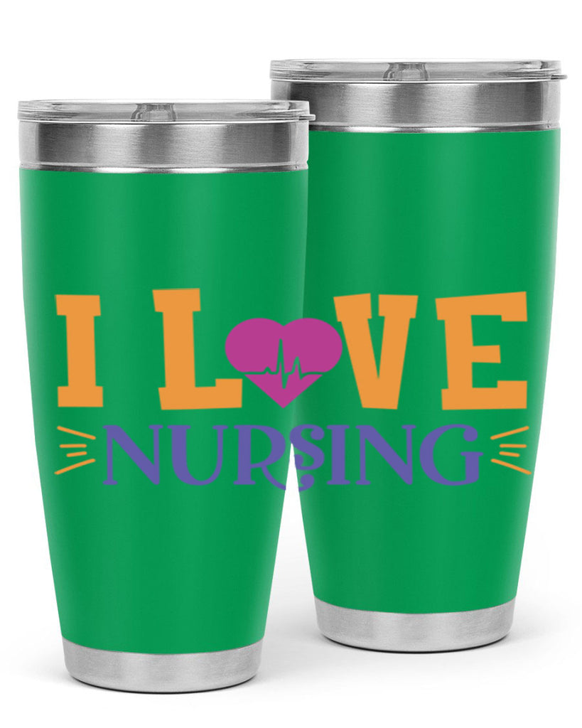 i love nursing Style 379#- nurse- tumbler