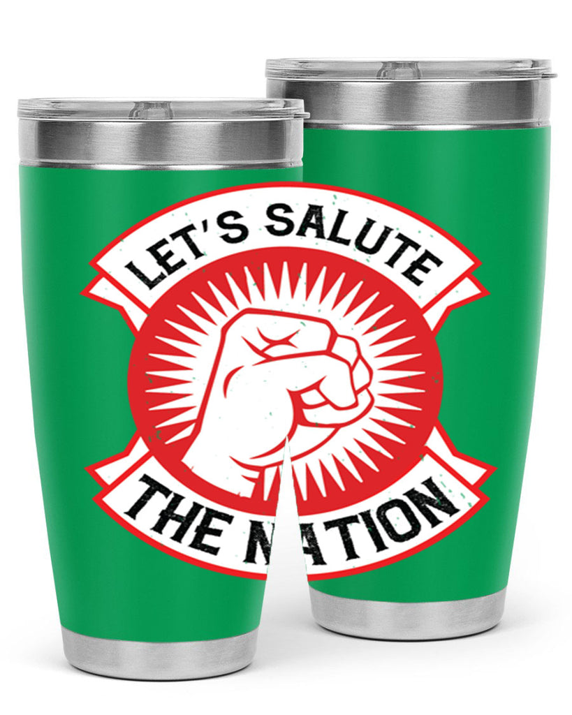 lets selut the nation Style 126#- Fourt Of July- Tumbler