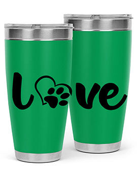 love Style 71#- dog- Tumbler