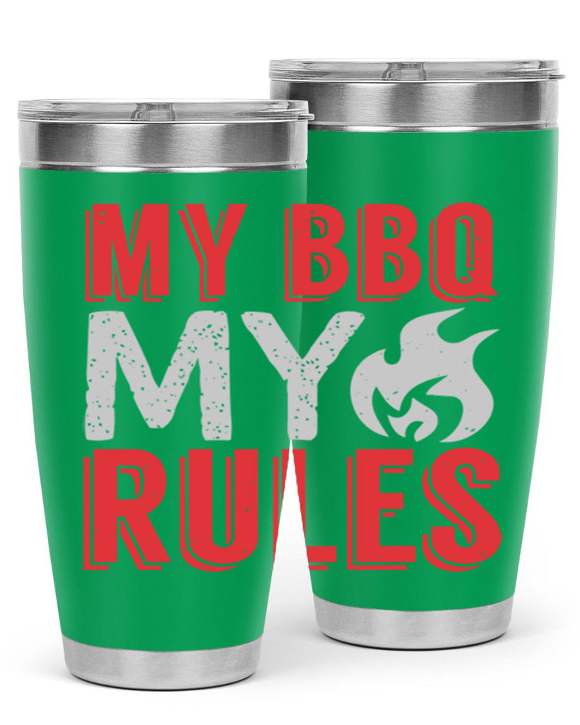 my bbq my rule 22#- bbq- Tumbler