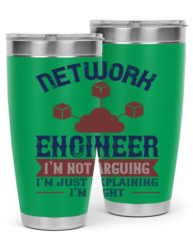 network engineer I am not arguing Im just explaining im right Style 42#- engineer- tumbler