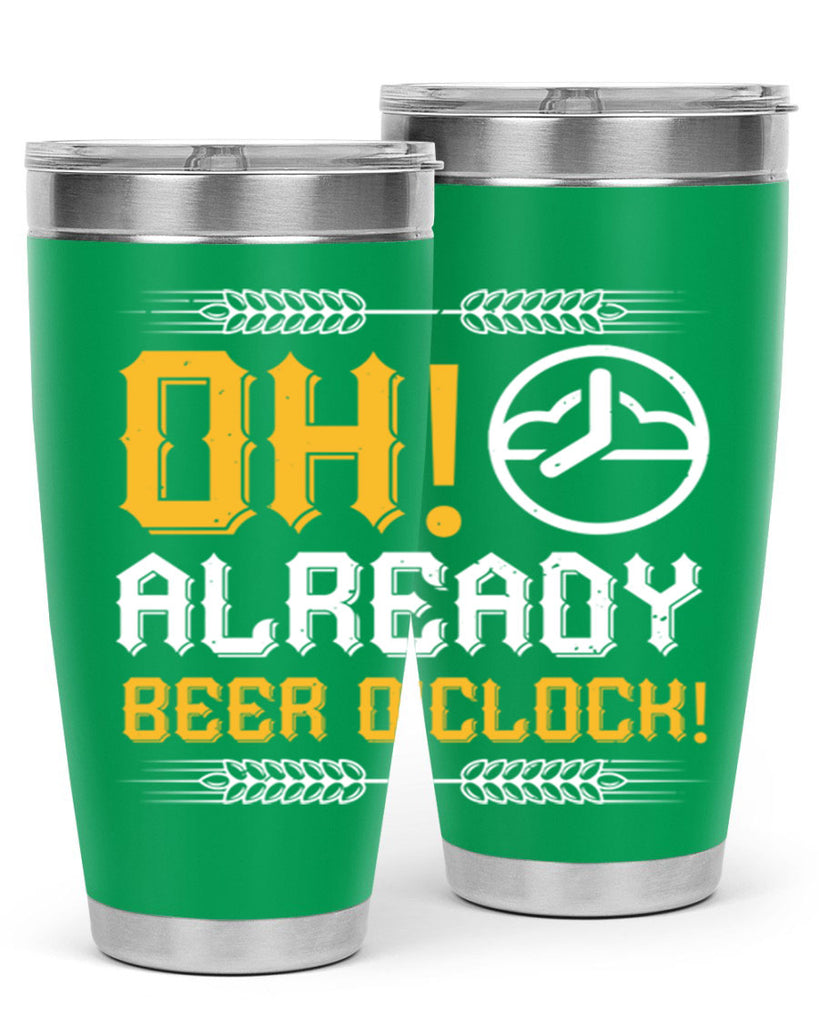 oh already beer oclock 54#- beer- Tumbler