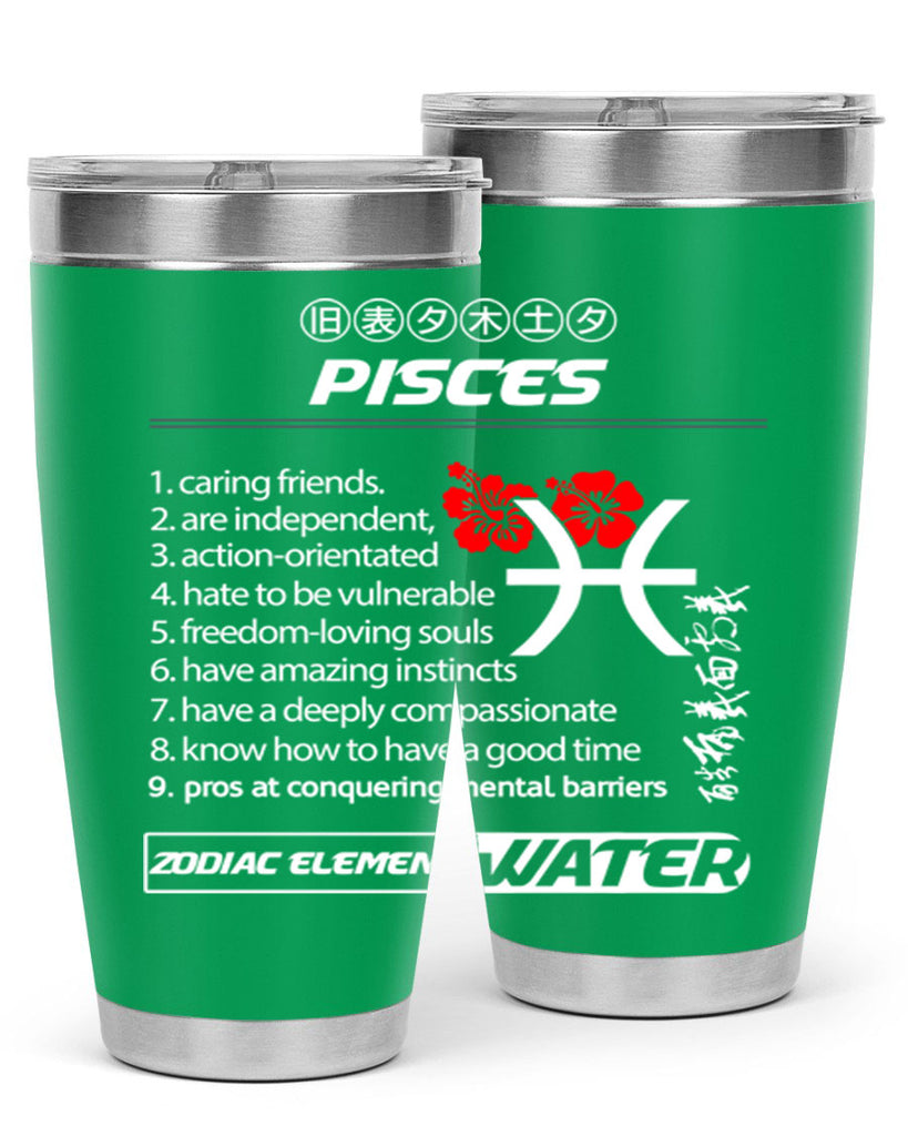 pisces 356#- zodiac- Tumbler