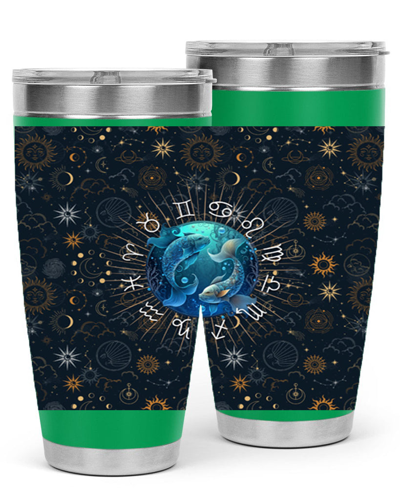 pisces Straight 366#- zodiac- Tumbler