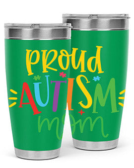 proud autism mom Style 35#- autism- Tumbler