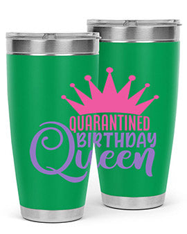 quarantined birthday queen Style 46#- corona virus- Tumbler