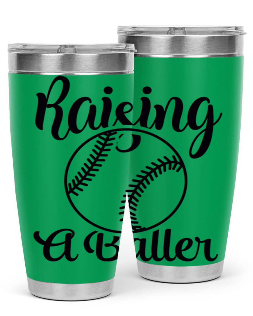 raising a baller 2277#- softball- Tumbler