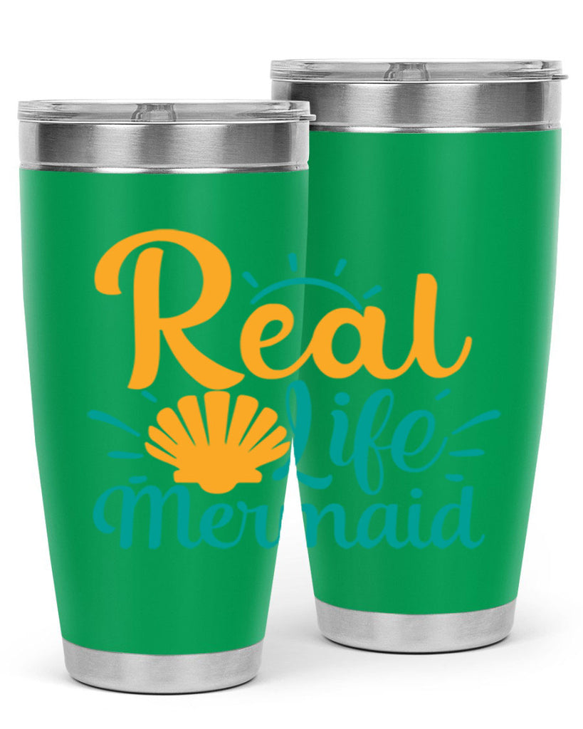 real life mermaid Style 79#- summer- Tumbler