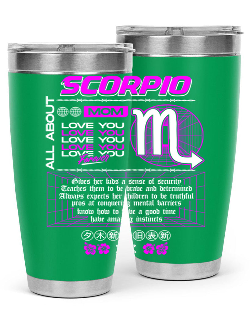 scorpio 457#- zodiac- Tumbler