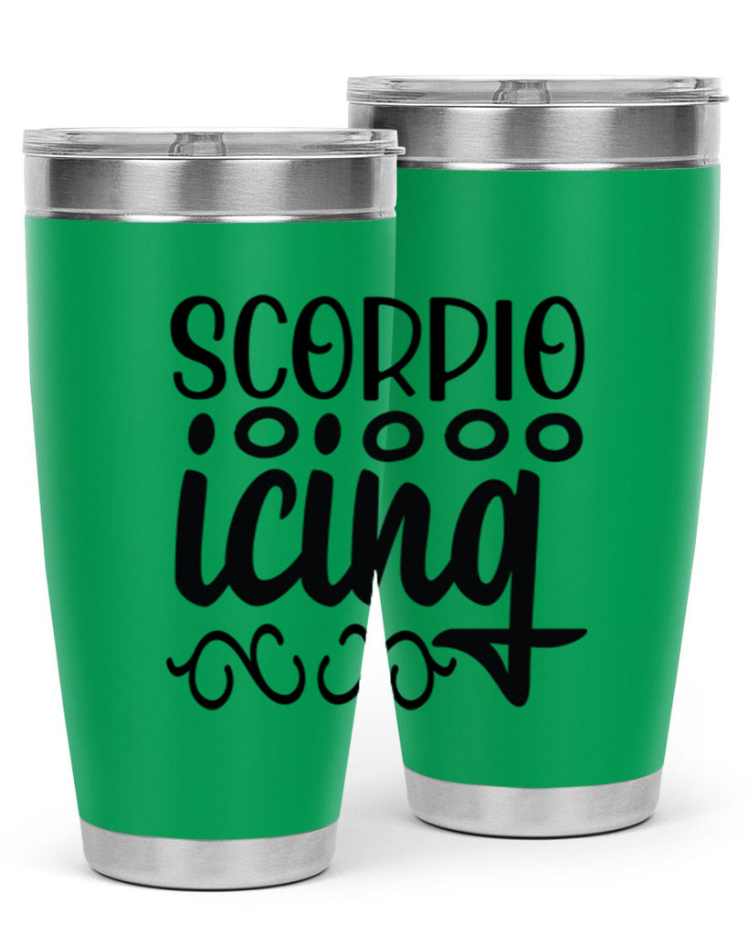 scorpio icing 441#- zodiac- Tumbler